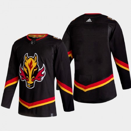 Herren Eishockey Calgary Flames Trikot Blank 2020-21 Reverse Retro Authentic